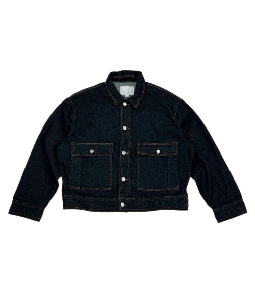 Chikashitsu +】2 pocket rigid denim jacket / 【チカシツプラス