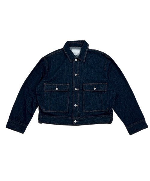 Chikashitsu +】2 pocket rigid denim jacket / 【チカシツプラス
