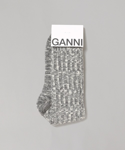 GANNI(ガニー)の「GANNI Chunky Cotton Socks A6410(ソックス/靴下・レディース・グレー・X-SMALL)」の1枚目の写真