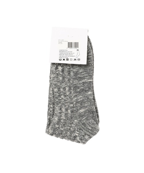 GANNI(ガニー)の「GANNI Chunky Cotton Socks A6410(ソックス/靴下・レディース・グレー・X-SMALL)」の3枚目の写真