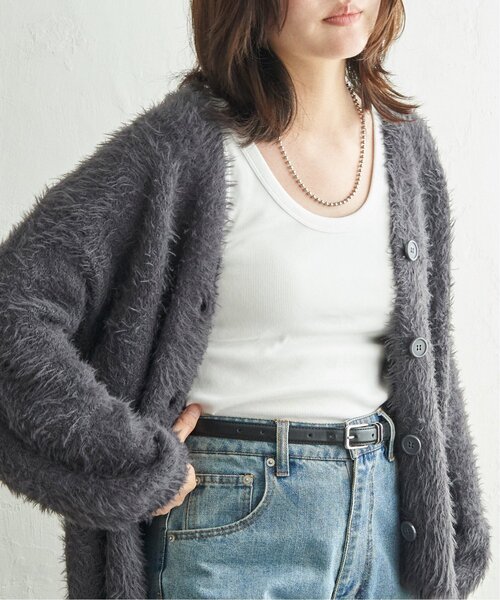 3.5Gシャギーカーディガン（カーディガン/ボレロ）｜VENCEEXCHANGE