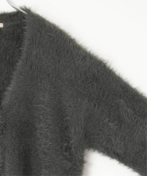 VENCEEXCHANGE（ヴァンスエクスチェンジ）の「3.5Gシャギーカーディガン（カーディガン/ボレロ・レディース・チャコール/ライトグレー/オフホワイト・FREE）」の13枚目の写真