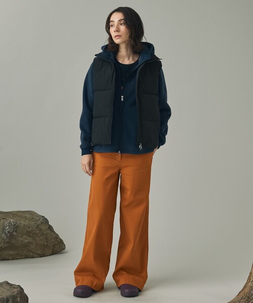 AIGLE(エーグル)の「撥水 PRIMALOFT プリマロフト中綿 インサレーション ノースリーブパフベスト(ダウンベスト・レディース・ブラック・36/38/40)」の10枚目の写真
