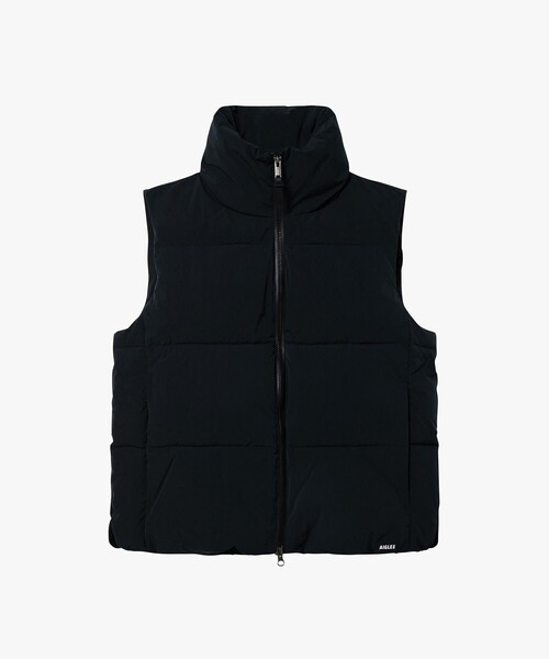 AIGLE(エーグル)の「撥水 PRIMALOFT プリマロフト中綿 インサレーション ノースリーブパフベスト(ダウンベスト・レディース・ブラック・36/38/40)」の7枚目の写真
