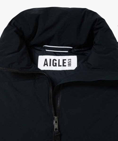 AIGLE(エーグル)の「撥水 PRIMALOFT プリマロフト中綿 インサレーション ノースリーブパフベスト(ダウンベスト・レディース・ブラック・36/38/40)」の16枚目の写真