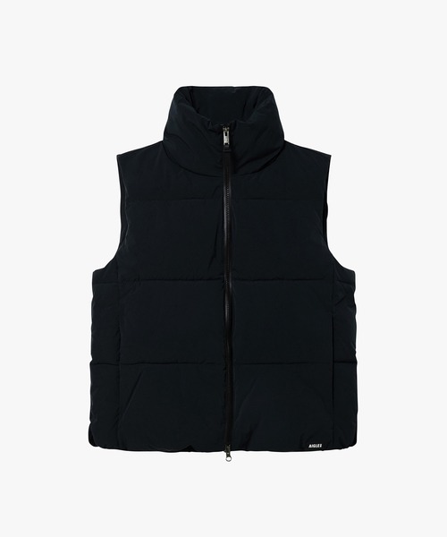 AIGLE(エーグル)の「撥水 PRIMALOFT プリマロフト中綿 インサレーション ノースリーブパフベスト(ダウンベスト・レディース・ブラック・36/38/40)」の22枚目の写真