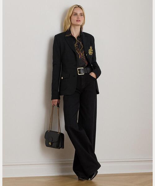 新品タグ付 ローレン ラルフローレン ジャケット ブリオンジャカードブレザー M LAUREN RALPH LAUREN（ローレン ラルフ ローレン）の「ブリオン ジャ