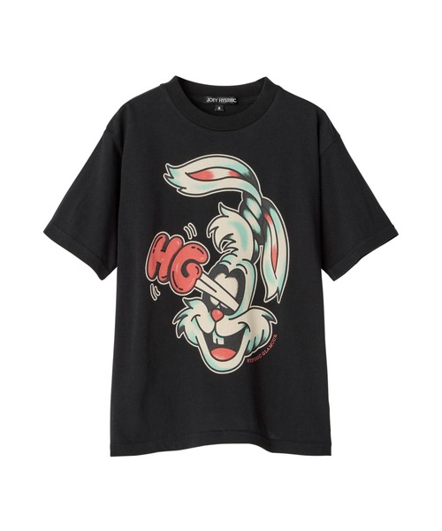 JOEY HYSTERIC(ジョーイヒステリック)の「HYSTERIC RABBIT Tシャツ(Tシャツ/カットソー・キッズ・ブラック/ホワイト系その他2・LARGE)」の2枚目の写真