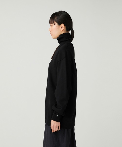 Snow Peak(スノーピーク)の「Snow Peak / Washable Wool Turtleneck Knit ウォッシャブルウールタートルネックニット(ニット/セーター・メンズ・グリーン/オレンジ/ブラック・XL/S/M/L)」の5枚目の写真