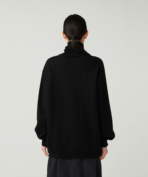 Snow Peak(スノーピーク)の「Snow Peak / Washable Wool Turtleneck Knit ウォッシャブルウールタートルネックニット(ニット/セーター・メンズ・グリーン/オレンジ/ブラック・XL/S/M/L)」の6枚目の写真