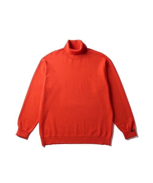 Snow Peak(スノーピーク)の「Snow Peak / Washable Wool Turtleneck Knit ウォッシャブルウールタートルネックニット(ニット/セーター・メンズ・グリーン/オレンジ/ブラック・XL/S/M/L)」の15枚目の写真