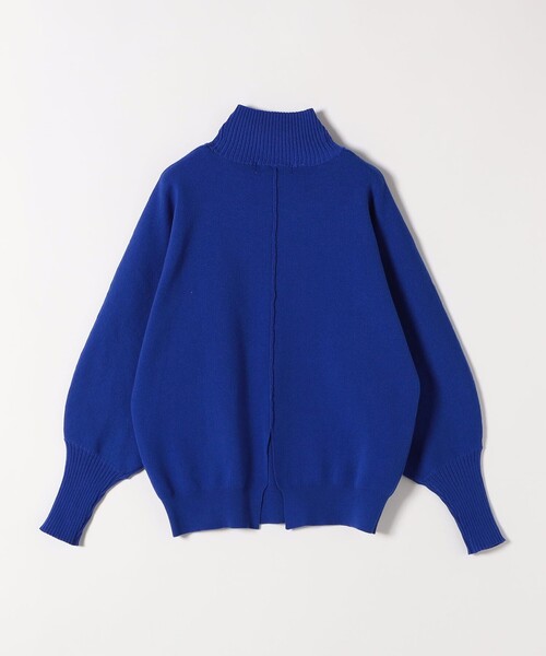 quaranciel(カランシエル)の「quaranciel:〈洗濯機可能〉タートルネック ラグラン ロングリブ ニット プルオーバー(ニット/セーター・レディース・ブラウン/ブルー/ナチュラル・ONE SIZE)」の7枚目の写真