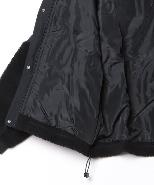 ワーディング ルーズフィット ボア フルジップアップ ジャケット