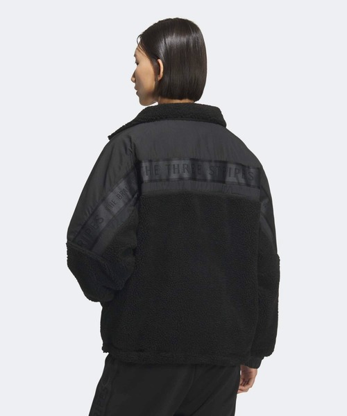 ワーディング ルーズフィット ボア フルジップアップ ジャケット