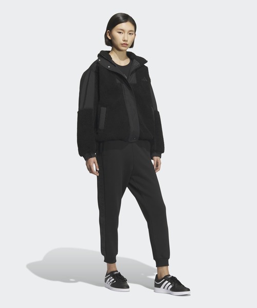 ワーディング ルーズフィット ボア フルジップアップ ジャケット