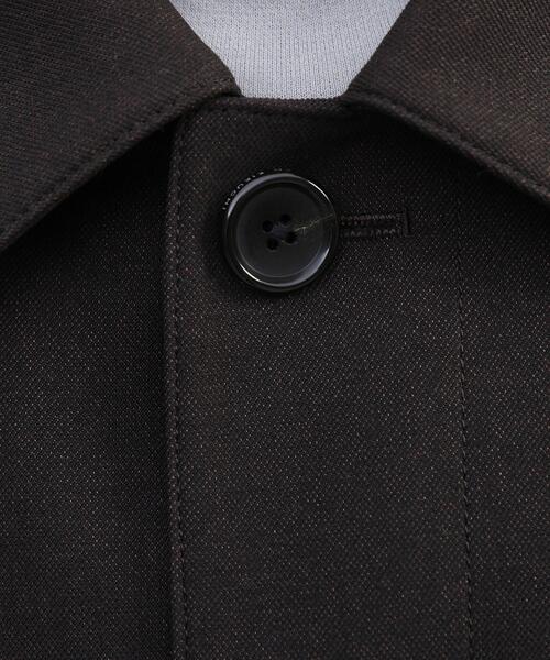 TAKEO KIKUCHI（タケオキクチ）の「【ダウンライナー付き】メランジ ステンカラー コート（ステンカラーコート・メンズ・チャコールグレー/ネイビー/ダークブラウン・02/03/04）」の9枚目の写真