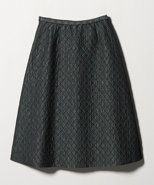 UNITED ARROWS（ユナイテッドアローズ）の「ダイヤ キルト フレア スカート（スカート・レディース・オフホワイト/ブラック/オリーブ・38/36）」の17枚目の写真