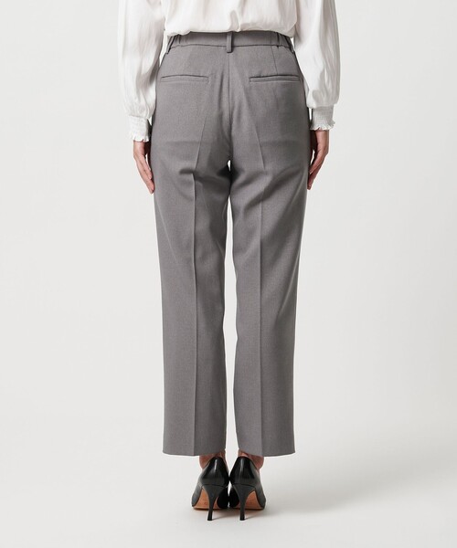 A DAY IN THE LIFE UNITED ARROWS(アデイインザライフユナイテッドアローズ)の「メランジサージ タックストレートパンツ ‐ウォッシャブル・セットアップ対応‐ <A DAY IN THE LIFE>(その他パンツ・レディース・ネイビー/グレー系/ナチュラル・36/40/38)」の12枚目の写真