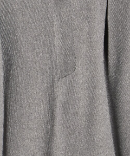A DAY IN THE LIFE UNITED ARROWS(アデイインザライフユナイテッドアローズ)の「メランジサージ タックストレートパンツ ‐ウォッシャブル・セットアップ対応‐ <A DAY IN THE LIFE>(その他パンツ・レディース・ネイビー/グレー系/ナチュラル・36/40/38)」の20枚目の写真