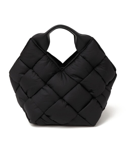 VIOLAd'ORO:ブラック メッシュ ハンドル トート（トートバッグ