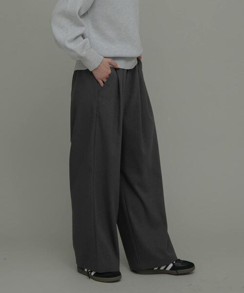 URBAN RESEARCH Sonny Label(アーバンリサーチサニーレーベル)の「裏起毛イージーワイドパンツ(その他パンツ・レディース・ブラック/グレー/ホワイト系その他・38/36)」の3枚目の写真