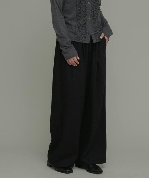 URBAN RESEARCH Sonny Label(アーバンリサーチサニーレーベル)の「裏起毛イージーワイドパンツ(その他パンツ・レディース・ブラック/グレー/ホワイト系その他・38/36)」の4枚目の写真