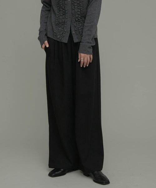 URBAN RESEARCH Sonny Label(アーバンリサーチサニーレーベル)の「裏起毛イージーワイドパンツ(その他パンツ・レディース・ブラック/グレー/ホワイト系その他・38/36)」の5枚目の写真