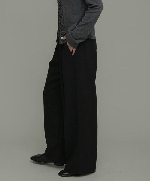 URBAN RESEARCH Sonny Label(アーバンリサーチサニーレーベル)の「裏起毛イージーワイドパンツ(その他パンツ・レディース・ブラック/グレー/ホワイト系その他・38/36)」の6枚目の写真