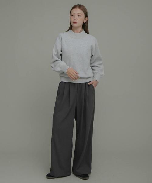 URBAN RESEARCH Sonny Label(アーバンリサーチサニーレーベル)の「裏起毛イージーワイドパンツ(その他パンツ・レディース・ブラック/グレー/ホワイト系その他・38/36)」の17枚目の写真