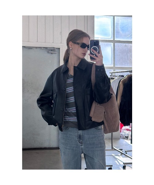 GENERAL IDEA（ジェネラルアイデア）の「【GENERAL IDEA】ポーチ付きエコスエードショルダーバッグ / WOMAN ECO SUEDE BASKET SHOULDER BAG（ショルダーバッグ・レディース・ブルー/ベージュ/キャメル・FREE）」の14枚目の写真