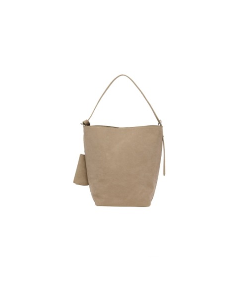 GENERAL IDEA（ジェネラルアイデア）の「【GENERAL IDEA】ポーチ付きエコスエードショルダーバッグ / WOMAN ECO SUEDE BASKET SHOULDER BAG（ショルダーバッグ・レディース・ブルー/ベージュ/キャメル・FREE）」の17枚目の写真