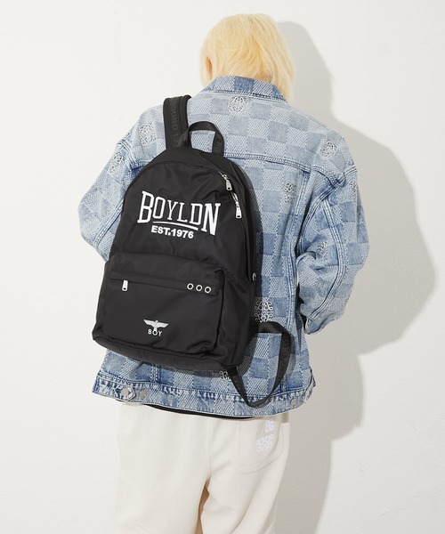 【BOY LONDON】COLLEGE PATCH BACKPACK