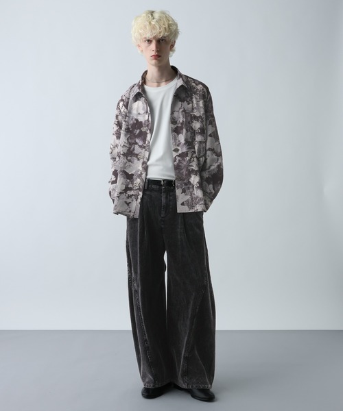 HARE(ハレ)の「【SET UP対応】3Dコーデュロイワイドパンツ(HARE)(その他パンツ・メンズ・ブラック/ブルー・MEDIUM/SMALL)」の19枚目の写真