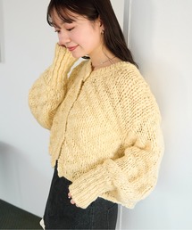 Kastane | 【4色展開/WEB先行】BIGスラブニットカーディガン(ニット/セーター)