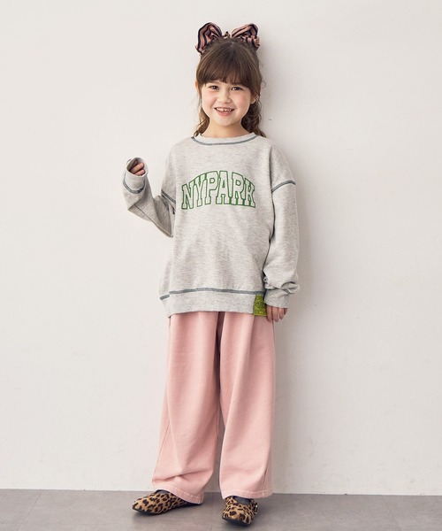 Piet（ピエット）の「バルーンスウェットパンツ ピグメントカラー（スウェットパンツ・キッズ・チャコール/ピンク/グリーン/パープル・100/110/120/130）」の4枚目の写真