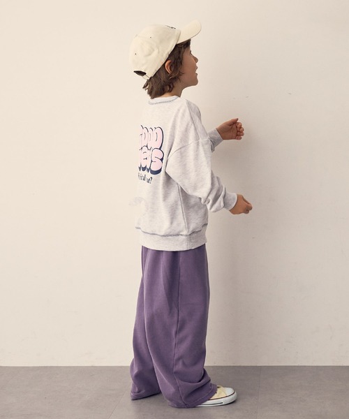 Piet（ピエット）の「バルーンスウェットパンツ ピグメントカラー（スウェットパンツ・キッズ・チャコール/ピンク/グリーン/パープル・100/110/120/130）」の17枚目の写真