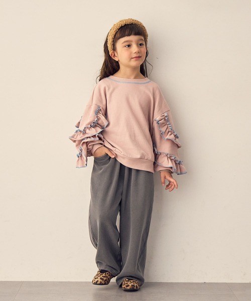 Piet（ピエット）の「バルーンスウェットパンツ ピグメントカラー（スウェットパンツ・キッズ・チャコール/ピンク/グリーン/パープル・100/110/120/130）」の8枚目の写真