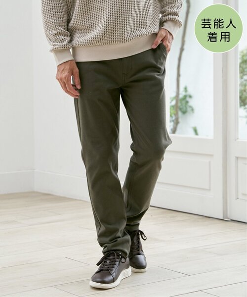 ikka(イッカ)の「【芸能人着用】GOKU楽パンツ EASY STRETCH 起毛5ポケット(その他パンツ・メンズ・ブラック/オリーブ/グレー/ネイビー/ベージュ/ブラウン・S/M/L/XL)」の1枚目の写真