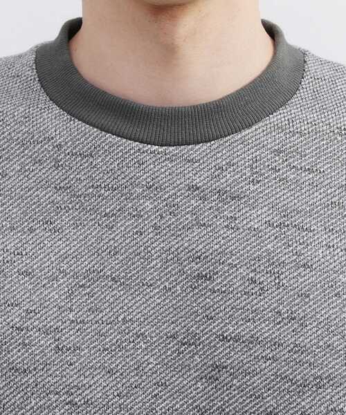 TAKEO KIKUCHI(タケオキクチ)の「セーターフリース プルオーバー(Tシャツ/カットソー・メンズ・ライトグレー/ネイビー/ブラック・02/03/04)」の9枚目の写真