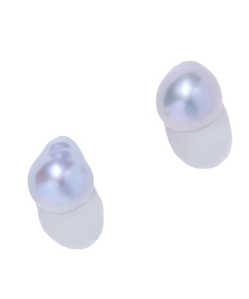 les bonbon(ルボンボン)の「【les bon bon】organic pearl stud pierce GY/オーガニック パール スタッド ピアス BOB898(ピアス(両耳用)・レディース・ゴールド・FREE)」の1枚目の写真