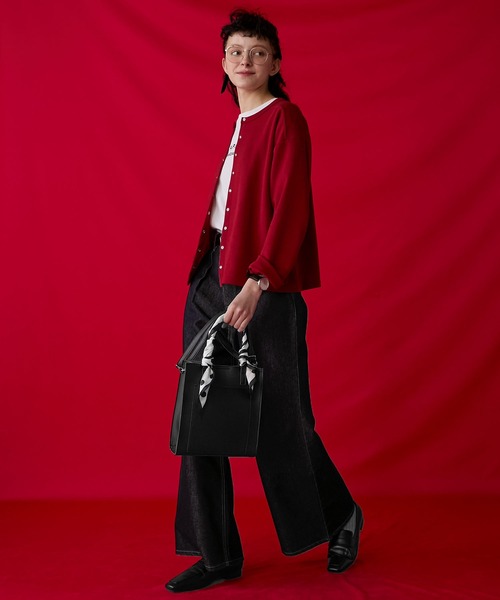 BONLECILL Marche(ボンルシールマルシェ)の「【BONLECILL Marche】2wayスクエアショルダーバッグ/トートバッグ(ショルダーバッグ・レディース・アイボリー/ブラック/ブラウン・FREE)」の19枚目の写真