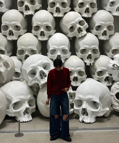 Millo Archive（ミロ アーカイブ）の「Crop Move Cardigan [Red]（カーディガン/ボレロ・メンズ・その他・LARGE/X-LARGE/SMALL/MEDIUM）」の11枚目の写真