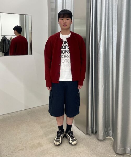 Millo Archive（ミロ アーカイブ）の「Crop Move Cardigan [Red]（カーディガン/ボレロ・メンズ・その他・LARGE/X-LARGE/SMALL/MEDIUM）」の12枚目の写真