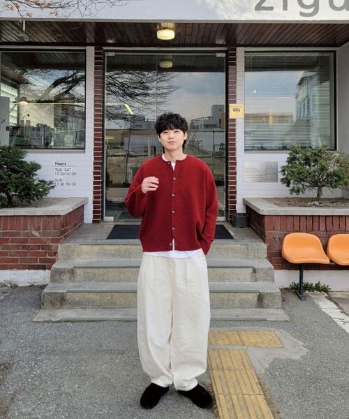 Millo Archive（ミロ アーカイブ）の「Crop Move Cardigan [Red]（カーディガン/ボレロ・メンズ・その他・LARGE/X-LARGE/SMALL/MEDIUM）」の16枚目の写真