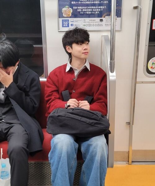 Millo Archive（ミロ アーカイブ）の「Crop Move Cardigan [Red]（カーディガン/ボレロ・メンズ・その他・LARGE/X-LARGE/SMALL/MEDIUM）」の22枚目の写真