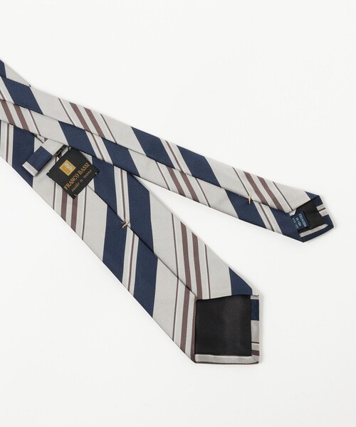 ビームス別注　FRANCO BASSIフランコバッシ シルクストライプ ネクタイ FRANCO BASSI / シルク ストライプ ネクタイ（ネクタイ）｜FRANCO