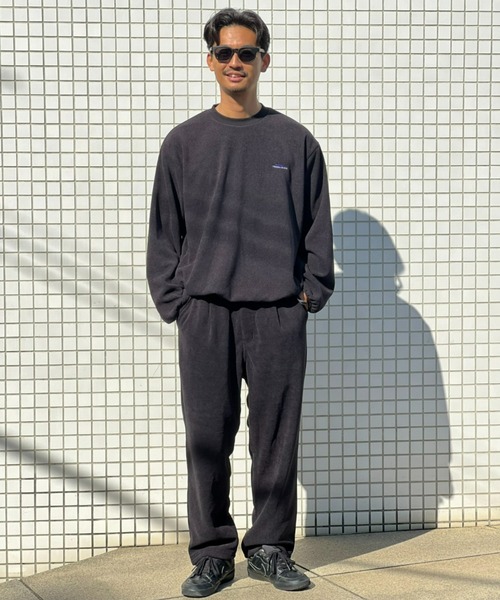THOUSAND MILE（サウザンドマイル）の「【THOUSAND MILE】KNIT FREECE  CREW NECK PULLOVER（その他トップス・メンズ・ブラック・MEDIUM/LARGE/X-LARGE）」の3枚目の写真