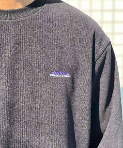 THOUSAND MILE（サウザンドマイル）の「【THOUSAND MILE】KNIT FREECE  CREW NECK PULLOVER（その他トップス・メンズ・ブラック・MEDIUM/LARGE/X-LARGE）」の4枚目の写真