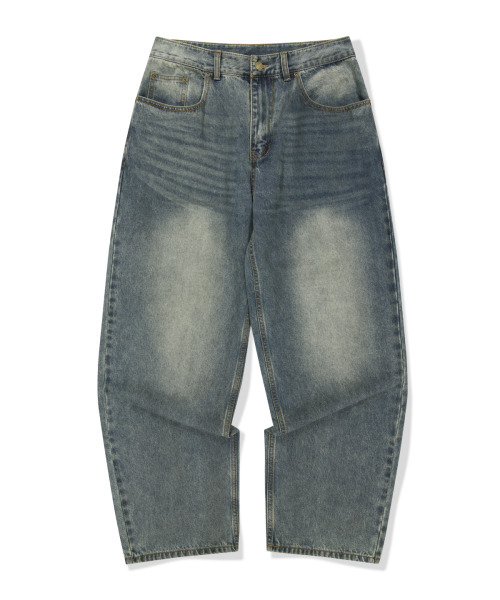 WKNDRS(ウィーキャンドース)の「FACE DENIM PANTS (DENIM)(デニムパンツ・レディース・その他・LARGE/X-LARGE/SMALL/MEDIUM)」の2枚目の写真