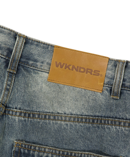 WKNDRS(ウィーキャンドース)の「FACE DENIM PANTS (DENIM)(デニムパンツ・レディース・その他・LARGE/X-LARGE/SMALL/MEDIUM)」の5枚目の写真